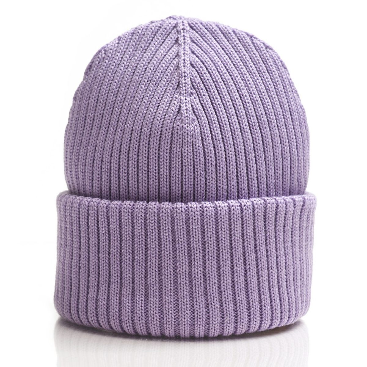 Adult's Merino beanie lavender